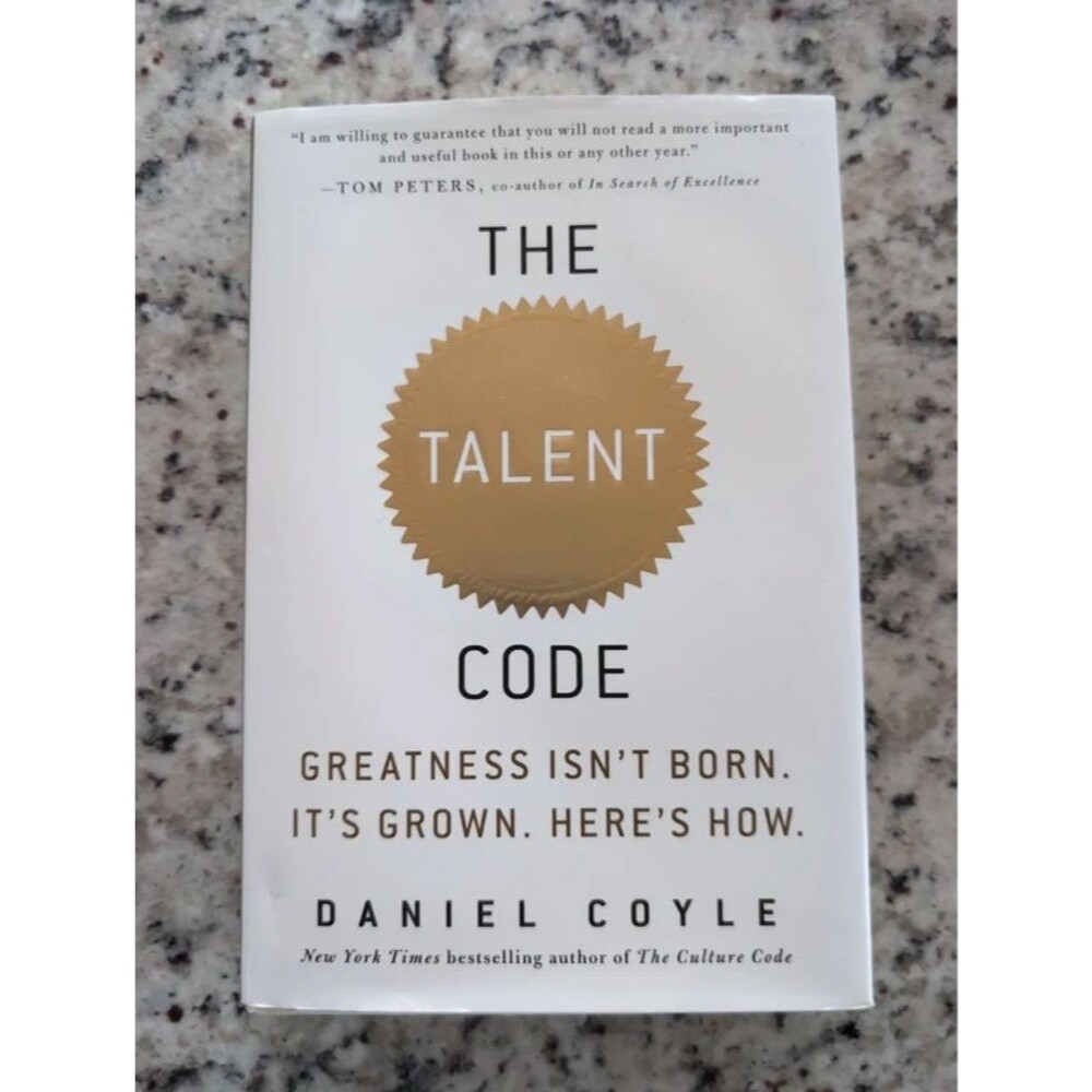 The Talent Code Hardcover Book Daniel Coyle Greatness Isn't Born